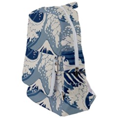Japanese Wave Pattern Travelers  Backpack by Wav3s