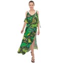 Dino Kawaii Maxi Chiffon Cover Up Dress View1