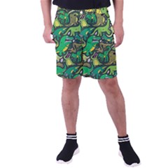 Dino Kawaii Men s Pocket Shorts by Wav3s