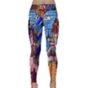 Beauty Stained Glass Castle Building Classic Yoga Leggings View1