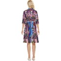 Beauty Stained Glass Castle Building Classy Knee Length Dress View4