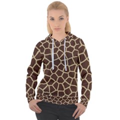 Giraffe Animal Print Skin Fur Women s Overhead Hoodie by Amaryn4rt