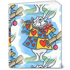 Seamless Repeating Tiling Tileable 8  X 10  Hardcover Notebook by Amaryn4rt