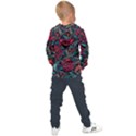 Vintage Flash Tattoos Designs Seamless Pattern Kids  Overhead Hoodie View2