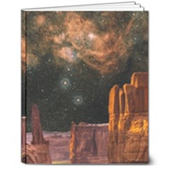 Geology Sand Stone Canyon 8  X 10  Hardcover Notebook