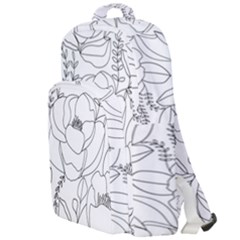 Contemporary-nature-seamless-pattern Double Compartment Backpack by uniart180623