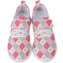 Cute-kawaii-patches-seamless-pattern Women s Velcro Strap Shoes by uniart180623