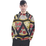 Vector-seamless-pattern-with-italian-pizza-top-view Men s Pullover Hoodie