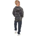 Cartoon-gray-stone-seamless-background-texture-pattern Kids  Hooded Pullover View2