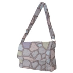 Cartoon-colored-stone-seamless-background-texture-pattern Full Print Messenger Bag (m)