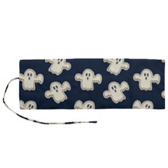 Hand-drawn-ghost-pattern Roll Up Canvas Pencil Holder (m) by uniart180623