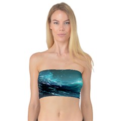 Tsunami Waves Ocean Sea Nautical Nature Water Bandeau Top by uniart180623