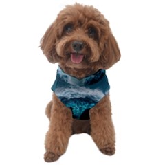 Tsunami Waves Ocean Sea Water Rough Seas Dog Sweater by uniart180623