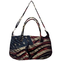 Flag Usa American Flag Removable Strap Handbag by uniart180623