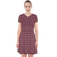Mazipoodles Red Donuts Polka Dot  Adorable In Chiffon Dress by Mazipoodles