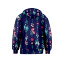 Flowers Pattern Bouquets Colorful Kids  Zipper Hoodie View2
