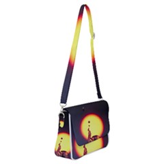 High Speed Waterdrop Drops Water Shoulder Bag With Back Zipper
