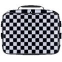 Black White Checker Pattern Checkerboard Full Print Lunch Bag View2