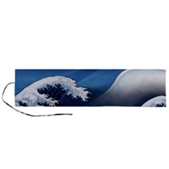 The Great Wave Off Kanagawa Roll Up Canvas Pencil Holder (l) by Grandong