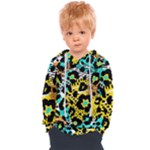 Seamless Leopard Wild Pattern Animal Print Kids  Overhead Hoodie