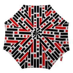 Background Geometric Pattern Hook Handle Umbrellas (large)