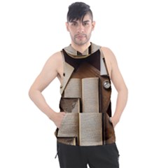 Generated Desk Book Inkwell Pen Men s Sleeveless Hoodie