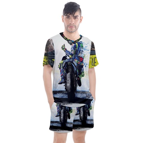 Download (1) D6436be9-f3fc-41be-942a-ec353be62fb5 Download (2) Vr46 Wallpaper By Reachparmeet - Download On Zedge?   1f7a Men s Mesh Tee And Shorts Set by AESTHETIC1