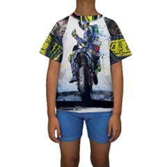 Download (1) D6436be9-f3fc-41be-942a-ec353be62fb5 Download (2) Vr46 Wallpaper By Reachparmeet - Download On Zedge?   1f7a Kids  Short Sleeve Swimwear