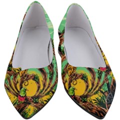 Monkey Tiger Bird Parrot Forest Jungle Style Women s Block Heels  by Grandong