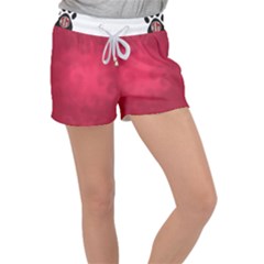 Amaranth Turbulance Cameurut Women s Velour Lounge Shorts by imanmulyana