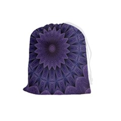 Shape Geometric Symmetrical Symmetry Wallpaper Drawstring Pouch (large) by Bangk1t