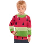 Watermelon Fruit Food Healthy Vitamins Nutrition Kids  Hooded Pullover