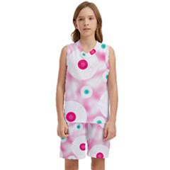 Wallpaper Pink Kids  Basketball Mesh Set