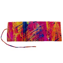 Various Colors Roll Up Canvas Pencil Holder (s)