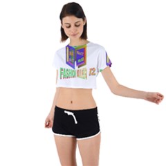 Project 20230104 1756111-01 Tie Back Short Sleeve Crop Tee