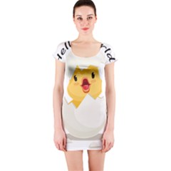 Cute Chick Short Sleeve Bodycon Dress