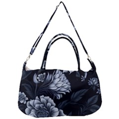 Pattern Flower Design Nature Removable Strap Handbag