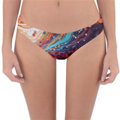 Pattern Abstract Reversible Hipster Bikini Bottoms