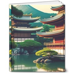 Japan Mount Fuji Japanese 8  X 10  Softcover Notebook by uniart180623