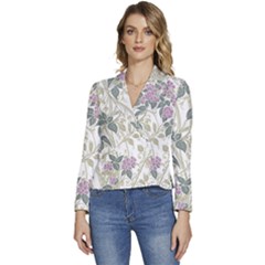 Vine Vineyard Plants Nature Women s Long Sleeve Revers Collar Cropped Jacket by uniart180623