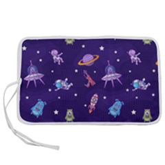 Space Seamless Pattern Pen Storage Case (s)