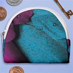 Plumage Horseshoe Style Canvas Pouch