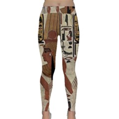 Hieroglyphics-goddess-queen Classic Yoga Leggings