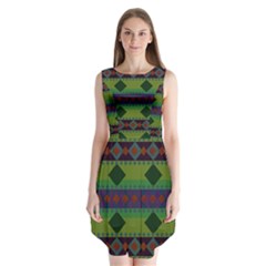Background-batik 01 Sleeveless Chiffon Dress  