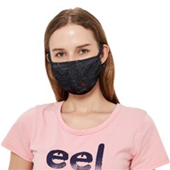 Math Mathematics Pattern Crease Cloth Face Mask (adult)