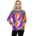 Gratefuldead Grateful Dead Pattern Women s Lightweight Drawstring Hoodie View1