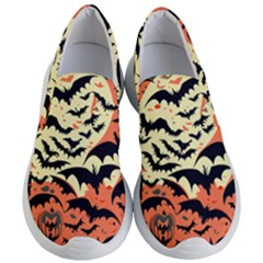 Bat Pattern Women s Lightweight Slip Ons by Valentinaart