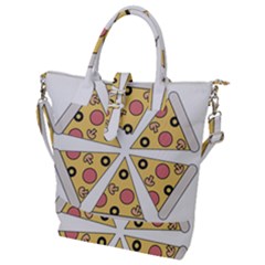 Pizza-slice-food-italian Buckle Top Tote Bag