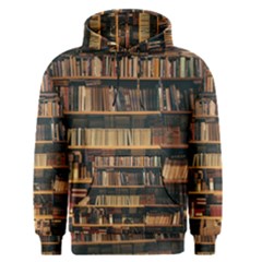 Books On Bookshelf Assorted Color Book Lot In Bookcase Library Men s Core Hoodie by Ravend