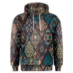 Flower Texture, Background, Colorful, Desenho, Men s Overhead Hoodie